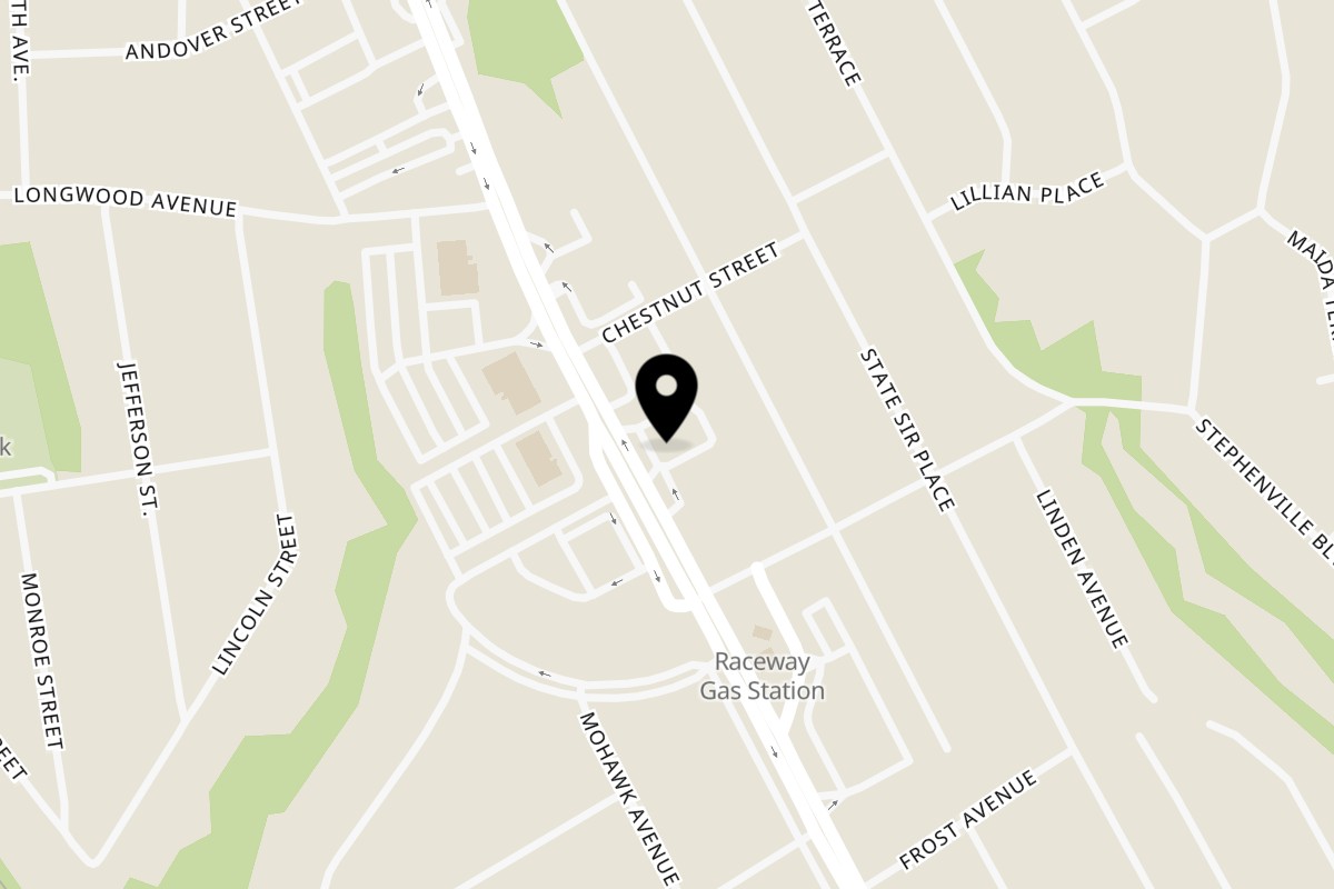 Map showing the location of Atlantic Bagel Co. Middletown/Red Bank on 283 NJ-35 in Red Bank